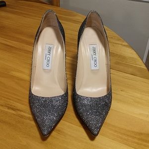 Jimmy Choo silver heals